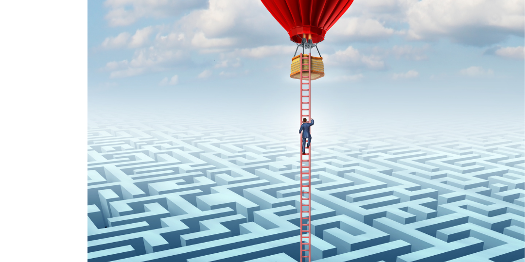 Ausbruch aus dem Hamsterrad Luftballon und Irrgarten